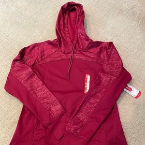 bcg women’s long sleeve magenta hoodie, size M, NWT